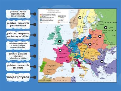 Mapa Konturowa europy do wydruku Materiały dydaktyczne