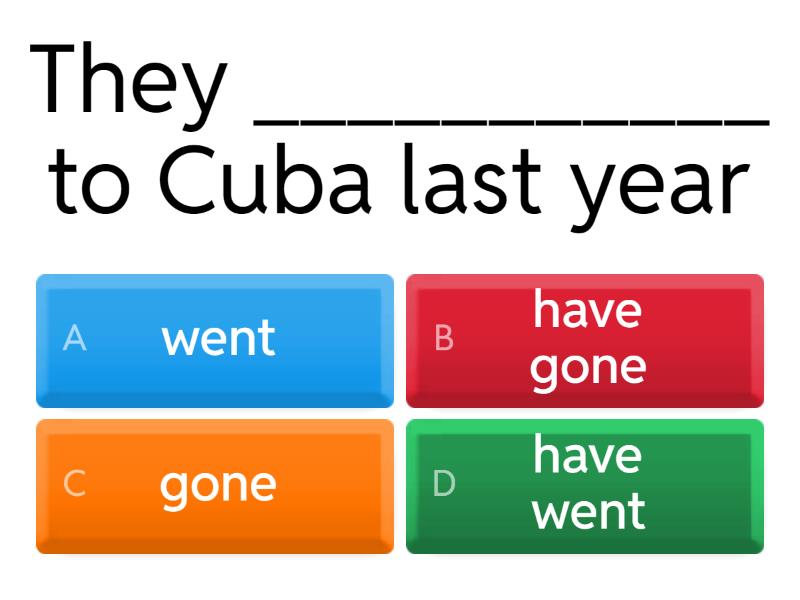 Present Perfect Vs Past Simple Quiz