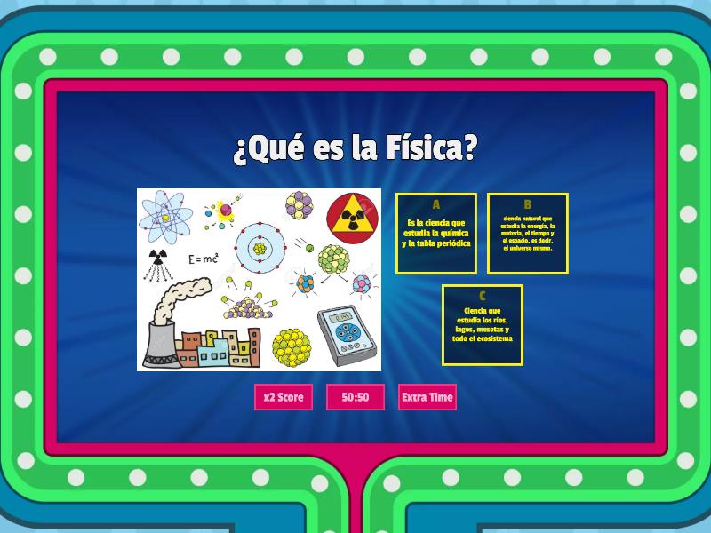 Física Gameshow quiz