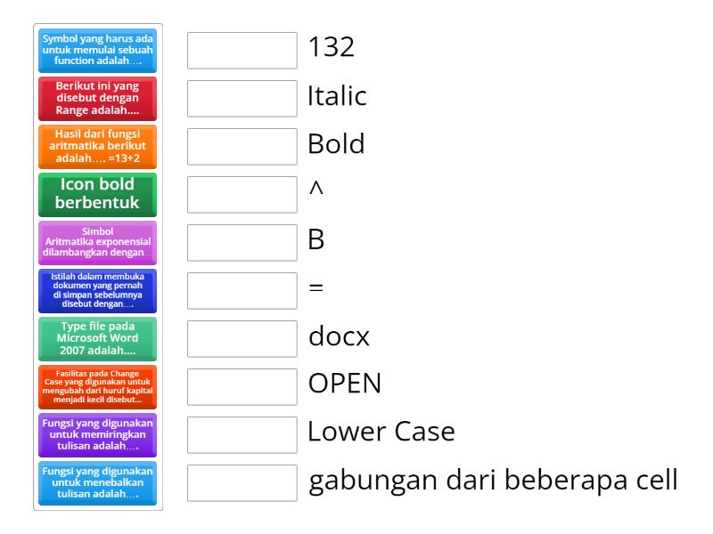 SOAL INFORMATIKA 2 8F Match Up