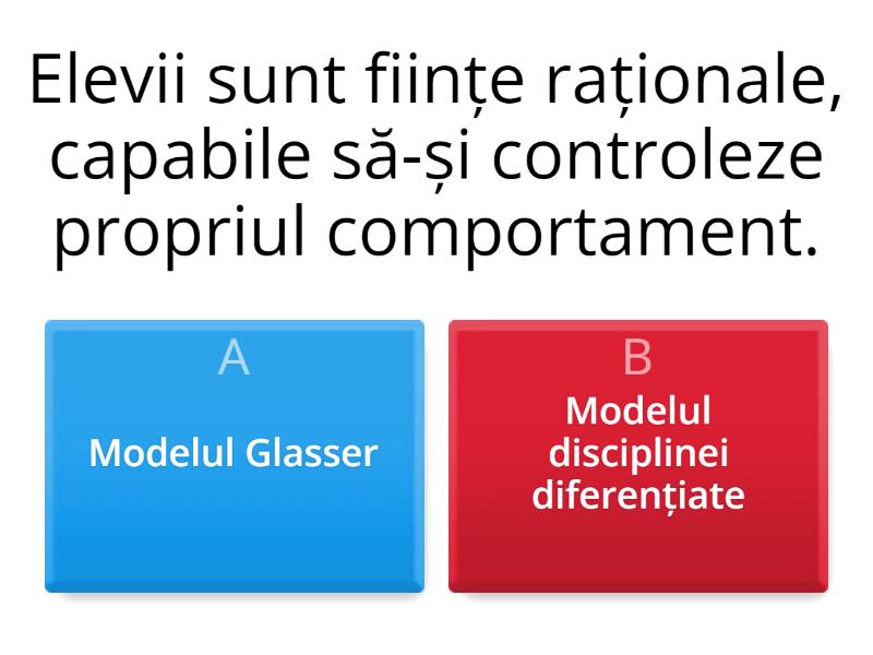 Managementul Clasei De Elevi Quiz