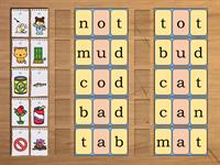 Fun Phonics CVC Words Match Up Part 3