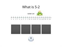 subtract number line 