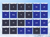 Sight Words 1 Memory Match