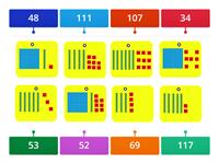 Place Value match to hundreds