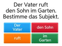 Vorschaubild: Satzglieder