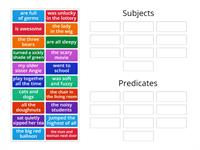 Subject and Predicate Sort