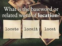 5.7 What is the Baseword?