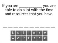Unit Vocabulary