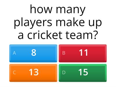 Quiz- cricket