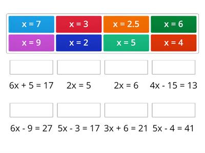 Algebra equations one step foundation