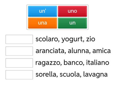 Neoderđeni član (talijanski jezik)