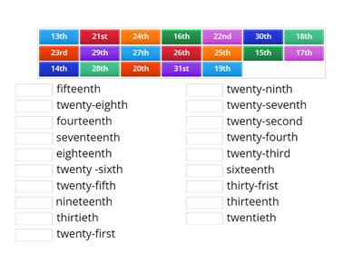 Ordinal Numbers
