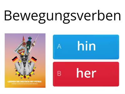 B2 : Bewegungsverben