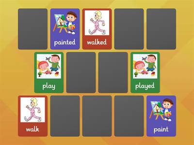 Past Tense Activities- Regular Verbs