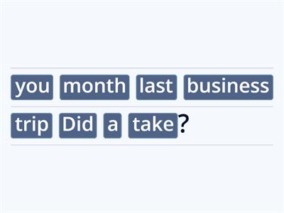 Questions in the Past 