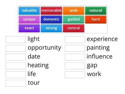 unit 1 expert collocations