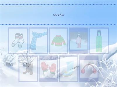 It's getting cold!  - Clothes