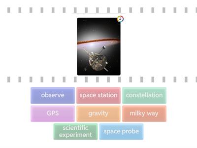 Cambridge Primary Path 4 Unit 2 - Space - Vocab 1 | Find the Match 3