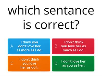 comparative and superlative