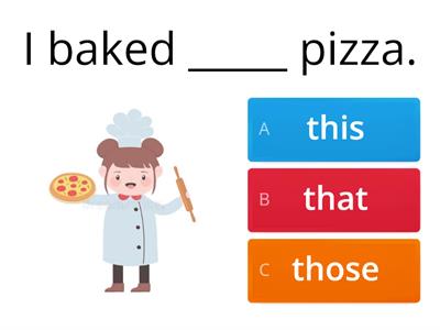 Demonstrative pronouns