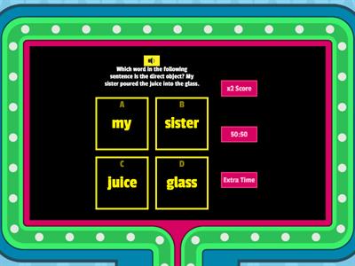 Direct Objects- Language Live Unit 2