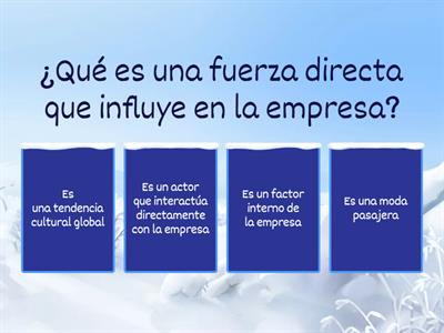 FODA- Factores de la empresa