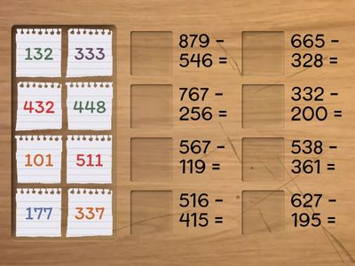 6 Одузимање троцифрених бројева