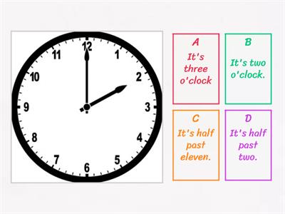 Gramatyczna Sobota z Tutore: Hour / Half