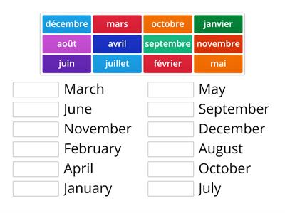 French months