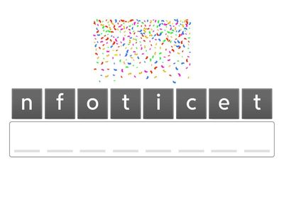 Celebrations Vocabulary