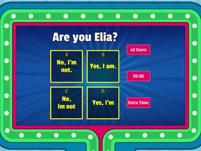 Alba - Affirmative, Negative, Questions