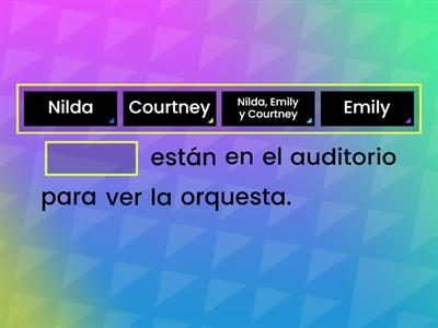 Verbo Estar: Sentence completion #1