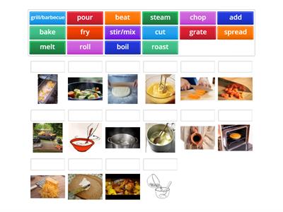 17. Cooking vocabulary (pictures)