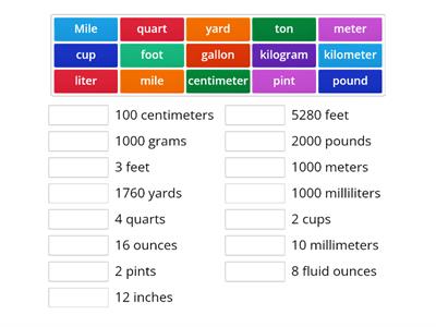 Measurement Match