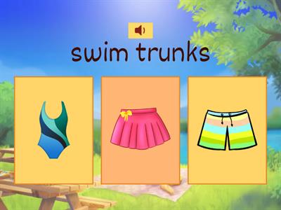 Summer clothes quiz