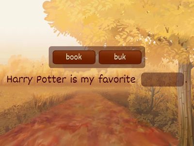 Complete the Sentence - oo, u