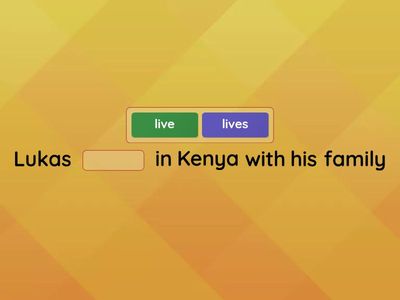 Present simple affirmative form 1