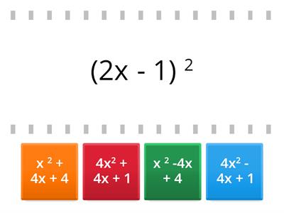 Squaring brackets 2