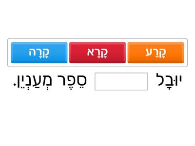 קָרָה קָרַע קָרָא - אוריה