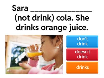 Present simple - Positive &Negative