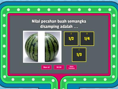 Quiz Pecahan Sederhana