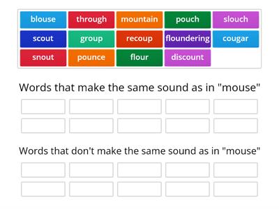 Barton Level 8 Lesson 9 -Words with /OU/