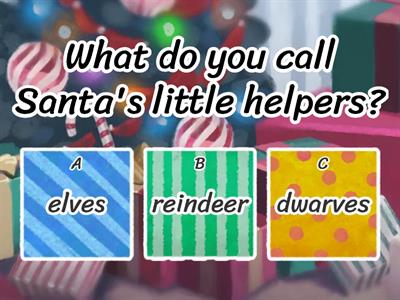 xmas words test