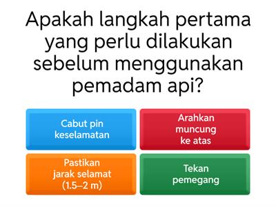 Cara Menggunakan Pemadam Api