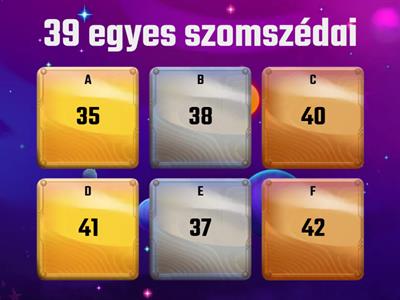 Számszomszédok-egyes, tízes