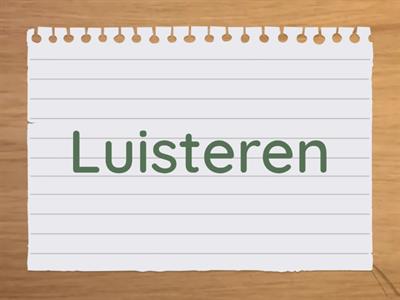 Luisteren (basis) - flash-kaarten: uitleg