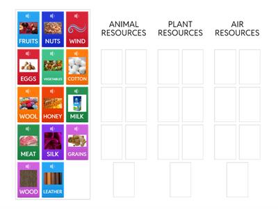NATURAL RESOURCES - PRACTICE