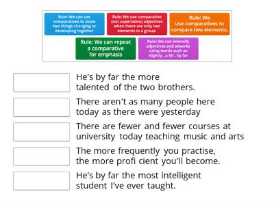 Teens match comparative rules C1