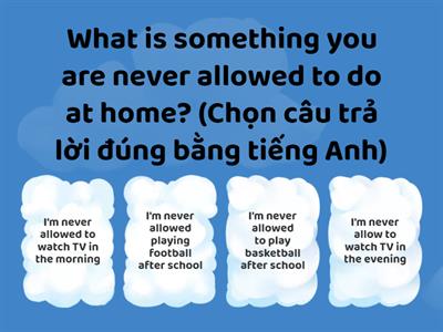 Vinschool: Speaking test November